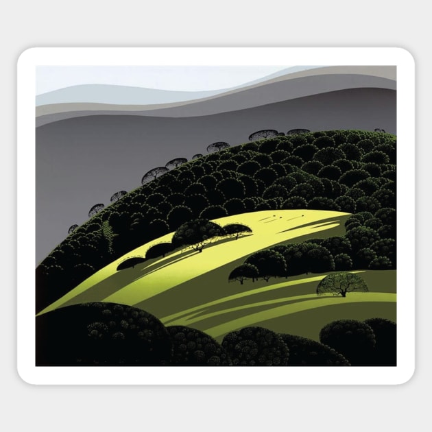 eyvind earle Sticker by QualityArtFirst